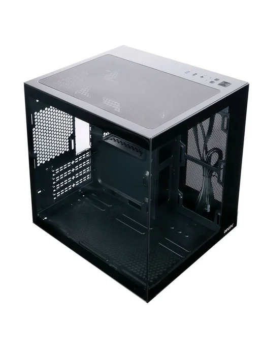 Ginzzu Корпус для ПК сталь 0.5 мм ATX 2 USB без БП, вариант, фото 2