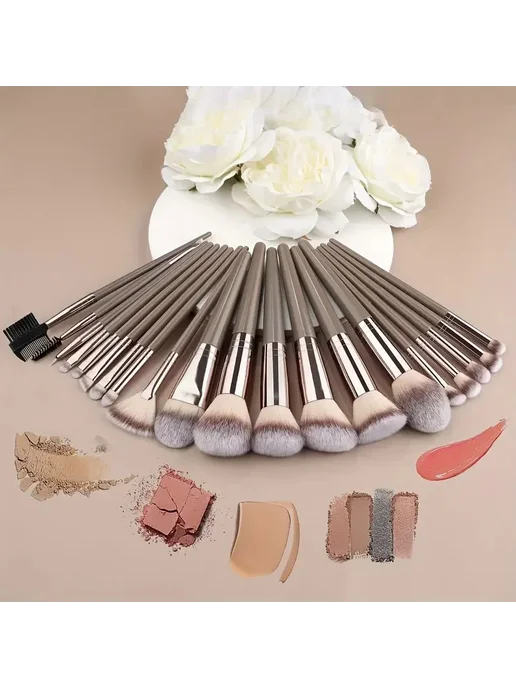 Нет бренда Набор кистей для макияжа 10-20 pcs, 20 шт, фото 5