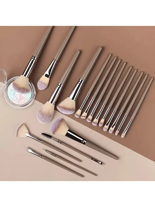 Нет бренда Набор кистей для макияжа 10-20 pcs, 20 шт, фото 6