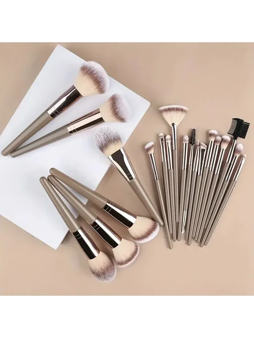 Нет бренда Набор кистей для макияжа 10-20 pcs, 20 шт, фото 7