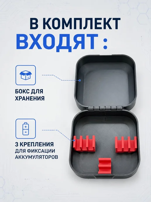 Футляр для хранения квадрокоптера и аккумулятора для Meteor, вариант, фото 3