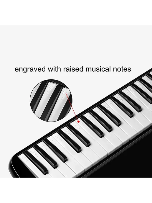Нет бренда Портативная мелодика Melodica B111 для детей Черный, черный, черный, фото 4