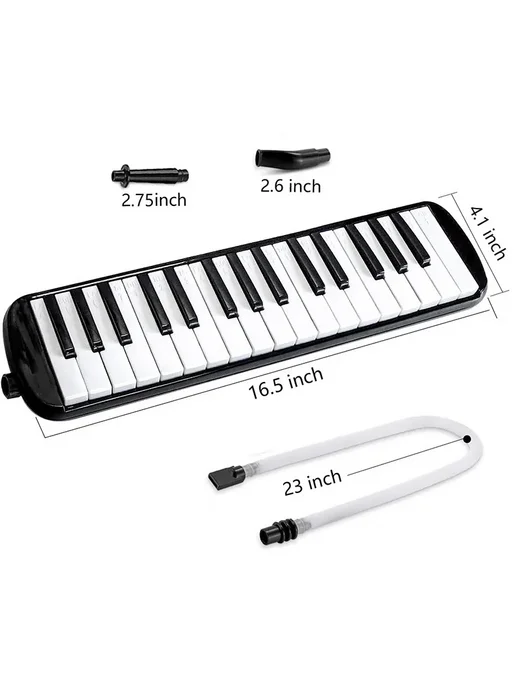 Нет бренда Портативная мелодика Melodica B111 для детей Черный, черный, синий, фото 3