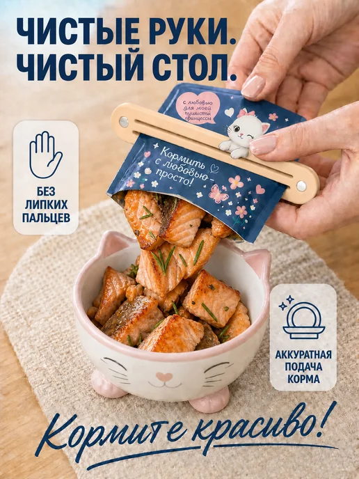 Выдавливатель для корма комплект 1 шт, на магнитах, 1 шт, фото 6