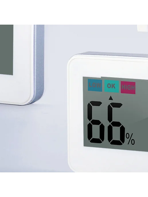 Термометр холодильника LCD дисплей, комнатный, белый, белый, фото 8