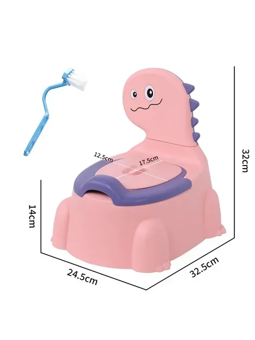SMHXIANGQIANJIN Детский горшок-сиденье с динозавром Pink, розовый