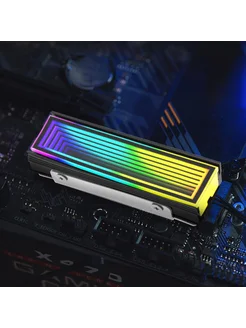 ARBG радиатор для M.2 NVMe 2280 5V 3PIN чёрный