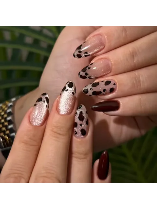 Набор накладных ногтей Love Design, фиолетовые, акрил, 24 шт, 24 шт, фото 5
