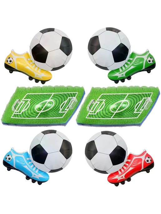 Фольгированный шар "Футбол" Decora 1set, вариант, фото 2