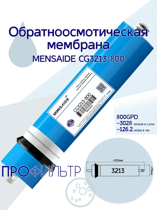 MENSAIDE Обратноосмотическая мембрана CG 3213-800, вариант