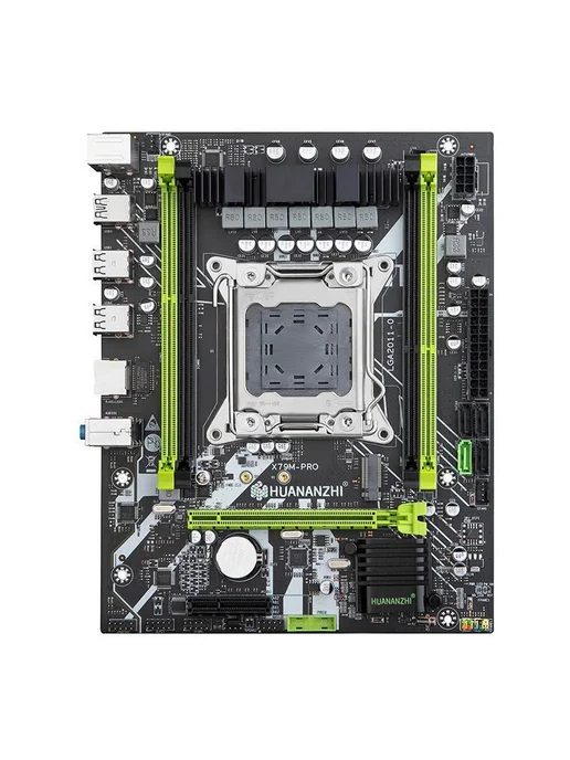 Huananzhi Материнская плата X79M-PRO LGA2011 DDR3, поддержка Xeon E5 V…, вариант, фото 4