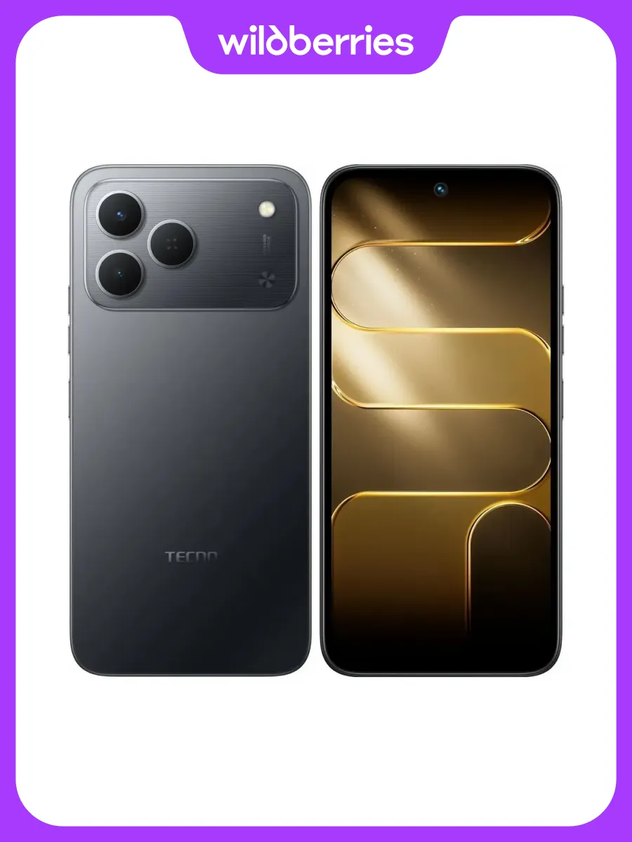 Мобильный телефон SPARK 50 (KN4n) 256+8 GB Inky Black TECNO 1401296087 купить за 25 484 ₽ в интернет‑магазине Wildberries