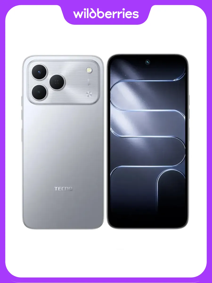 Мобильный телефон SPARK 50 (KN4n) 128+8 GB Titanium Grey TECNO 1401326115 купить за 22 306 ₽ в интернет‑магазине Wildberries
