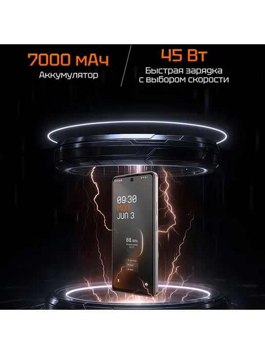 Смартфон TECNO Pova 7 Neo 8/256 ГБ, черный, фото 4