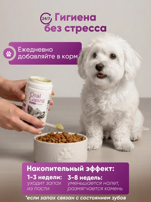 OralGuard порошок для собак от запаха и зубного камня, вариант, фото 2
