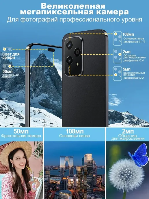 Смартфон HONOR 200 Lite Ota 8/8 ГБ, черный, фото 2