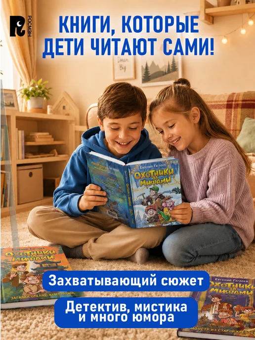 РОСМЭН Гаглоев Е. Охотники за мифами. Похищение на Новый год, вариант, фото 2