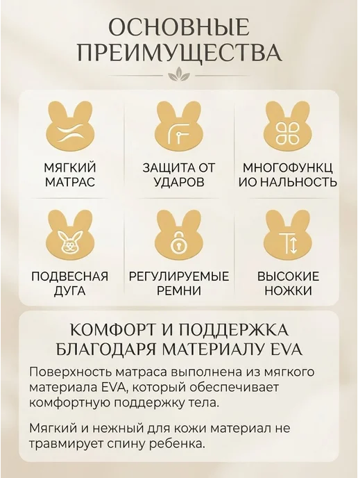 Nurtu Пеленальный столик на комод с ремнями безопасности, вариант, фото 6