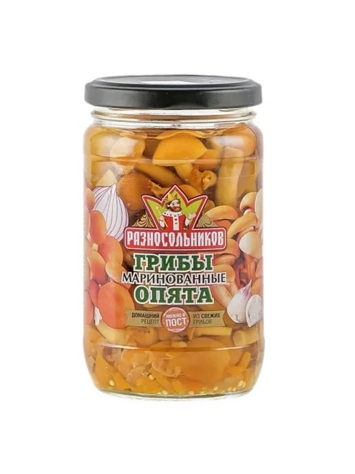 Разносольников Грибы маринованные опята, 2 шт по 330 г, 2 шт, 330 г, фото 2