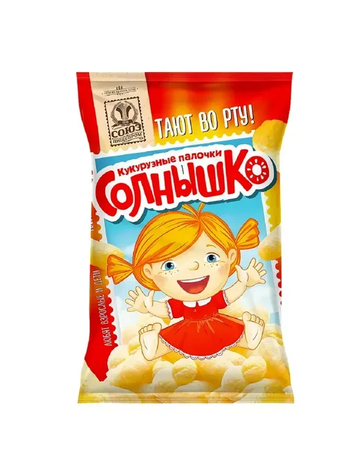 Солнышко Кукурузные палочки 130 г 3 шт, 130 г, 3 шт, фото 2