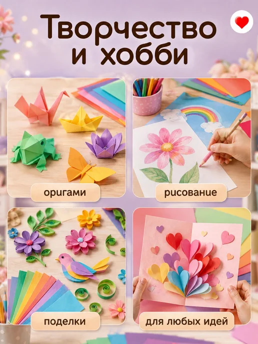 Бумага Brauberg Цветная A4, 80 г/м², 100 листов, 1 пачка, фото 4