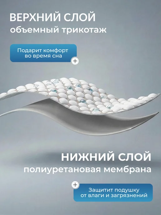 Ol-Tex Влагозащитные чехлы на подушки 50х70, комплект 2шт, 2 шт, фото 4