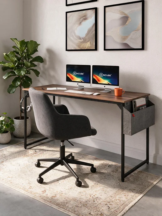 INCUBE Стол компьютерный письменный Loft D002.140.ESP 140x60x75cm, коричневый, фото 2
