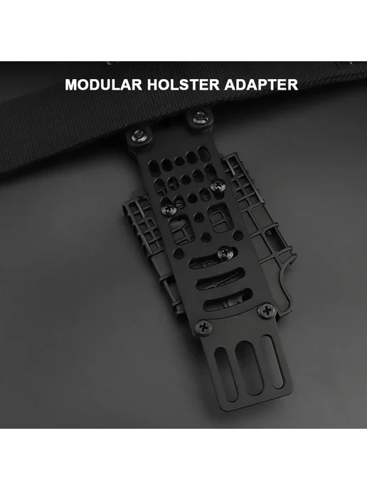CLUSGO тактический адаптер кобуры для "Mid-ride" black QLS, черный, фото 7