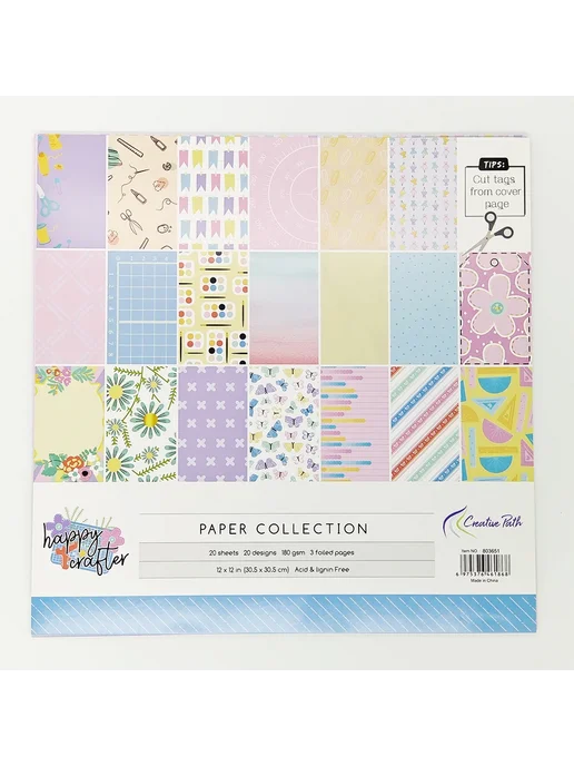 The Creative Path Happy Crafter Скрапбукинг Набор 12 Inch Pa, вариант