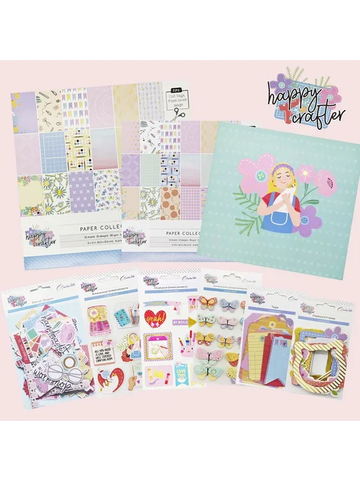 The Creative Path Happy Crafter Скрапбукинг Набор Die Cuts, вариант, фото 3