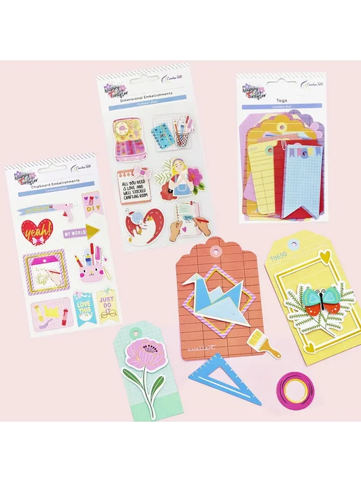 The Creative Path Happy Crafter Скрапбукинг Набор Die Cuts, вариант, фото 6