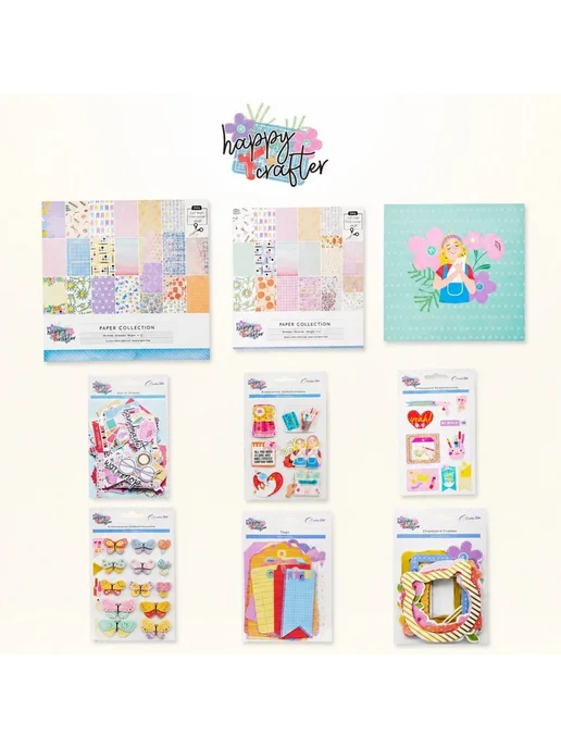 The Creative Path Набор Chipboard Embellishments для скрапбукинга, розовый, фото 2