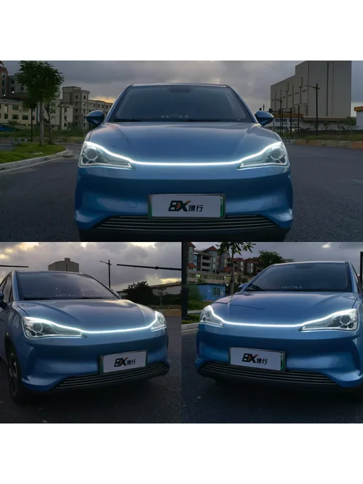 XINFOK Светодиодная лента Ice-Blue, 180cm, для капота автом, белый, фото 3