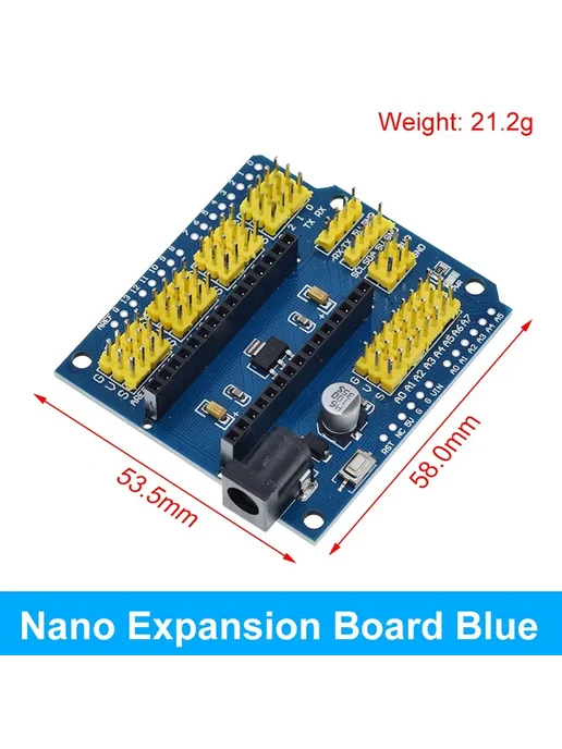 baishundianzi Адаптер для Arduino Nano, зеленый, без пайки, зеленый, фото 6