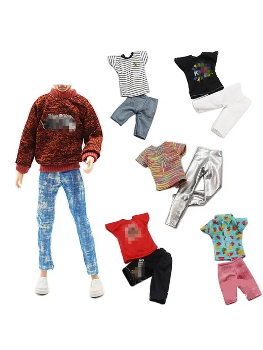Aitoyya Одежда для кукол Barbie 30 см, сиреневый костюм, фиолетовый, фото 2