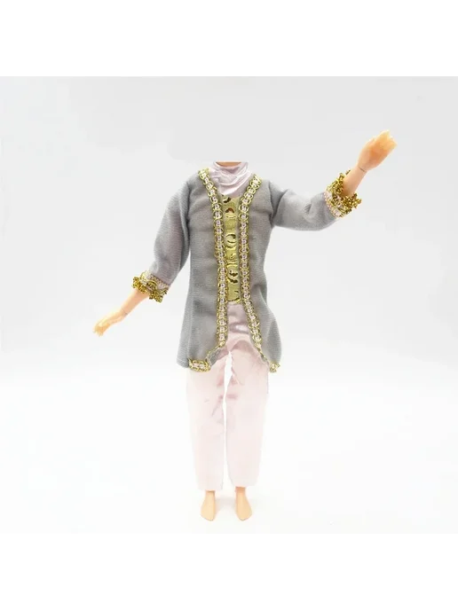 Aitoyya Одежда для кукол Barbie 30 см, сиреневый костюм, фиолетовый, фото 3
