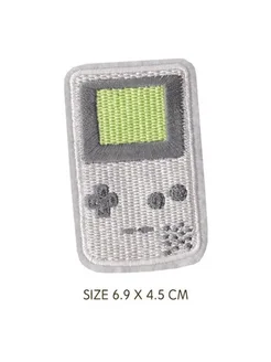 Нашивка Game Boy ретро, цвет YXJ-2, 6.9 x 4.5 см