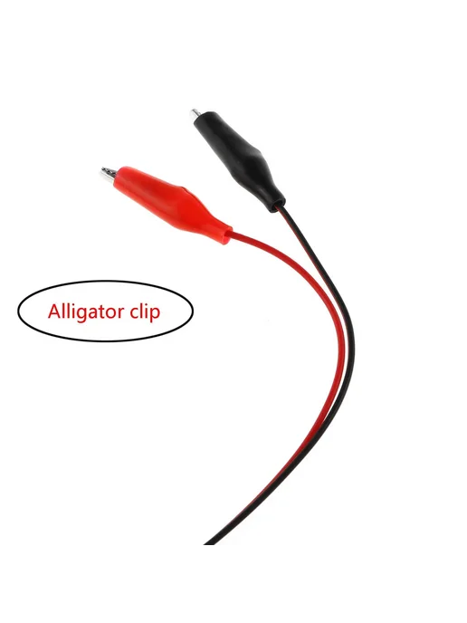 GlintDeer Тестовые зажимы "крокодил" USB, 58 см, красный и, красный, фото 4