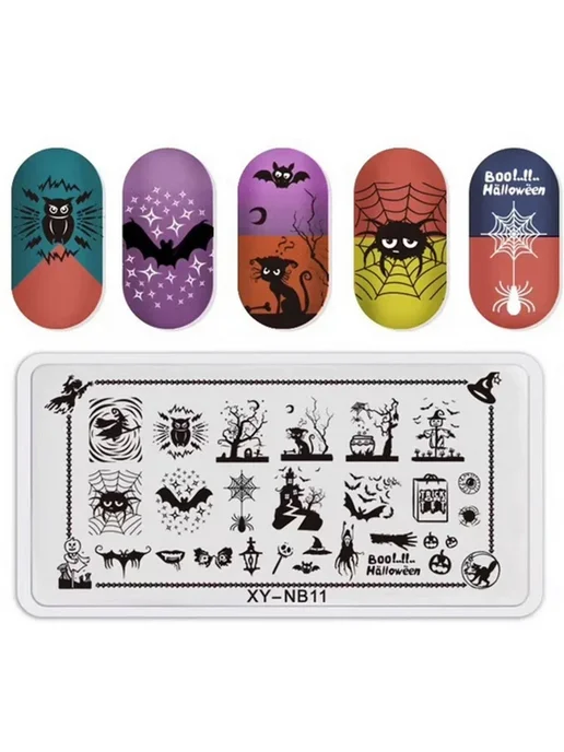 Нет бренда Пластина для стемпинга XY-NB10 с животными, XY-NB10 с животными, фото 7