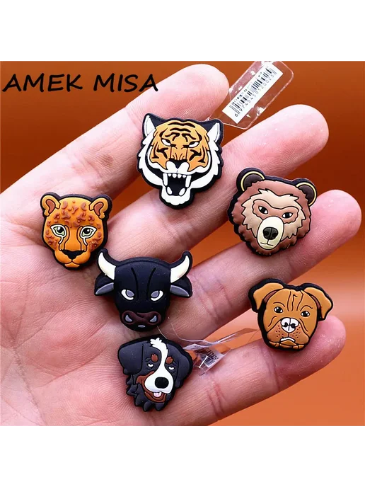 AMEK MISA 1 шт, украшения для обуви из ПВХ, 1 шт, в упаковке 5 г, фото 2