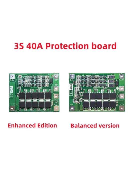 GOODGOODDER Плата защиты литиевой батареи 3S 12.6В 40A Balanced version, вариант, фото 2