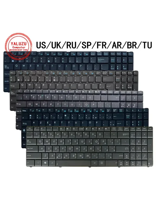YALUZU Клавиатура для ноутбука Asus GZEELE SP Black A, черный, фото 2