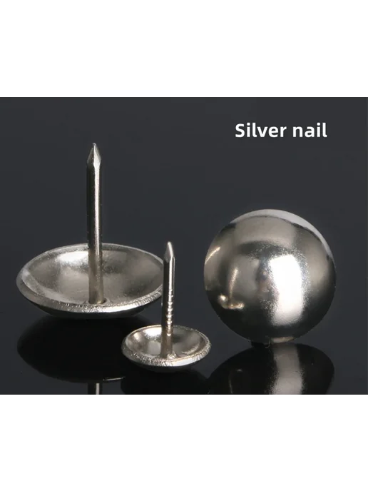 Нет бренда Декоративные гвозди 11-40 мм 11mm -10pcs, Silver, 5 шт
