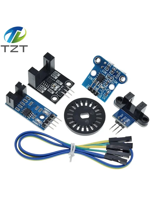 TZT teng Датчик скорости фотоэлектрического луча, 3PIN Black, черный, фото 4