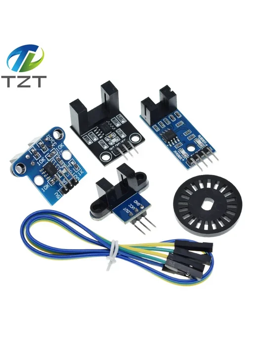 TZT teng Датчик скорости фотоэлектрического луча, 3PIN Black, черный, фото 5