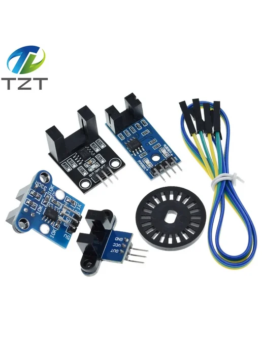 TZT teng Датчик скорости фотоэлектрического луча, 3PIN Black, черный, фото 6