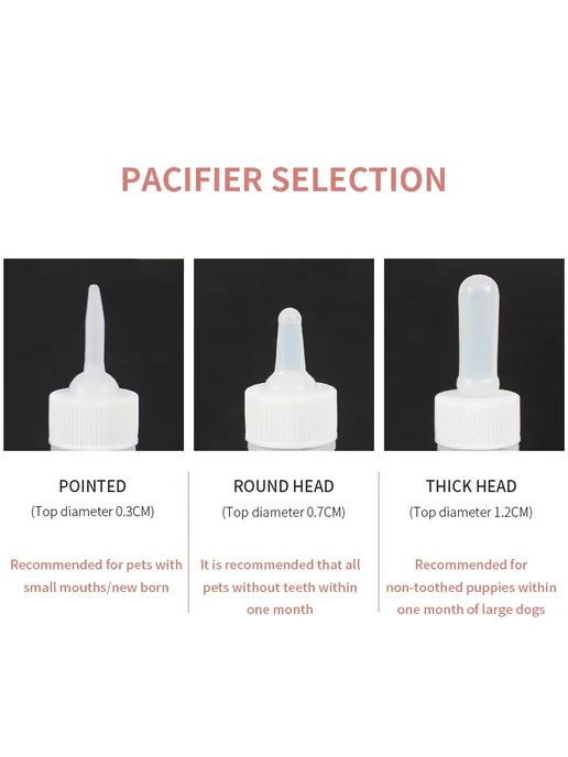 Нет бренда Силиконовая бутылочка для собак и кошек, цвет Pointed Pacifi, вариант, фото 3