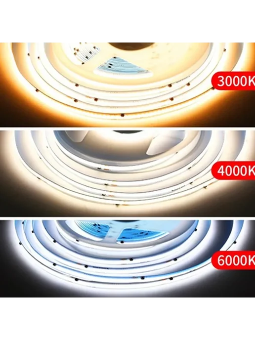 AvvRxx Светодиодная лента COB 6m, 4000K, 240 LED m, вариант, фото 3