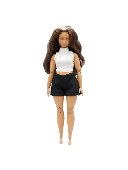 Нет бренда Шорты черные для куклы B.Doll 30 см, черный, фото 6