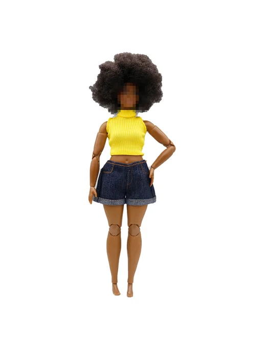 Нет бренда Шорты черные для куклы B.Doll 30 см, черный, фото 7